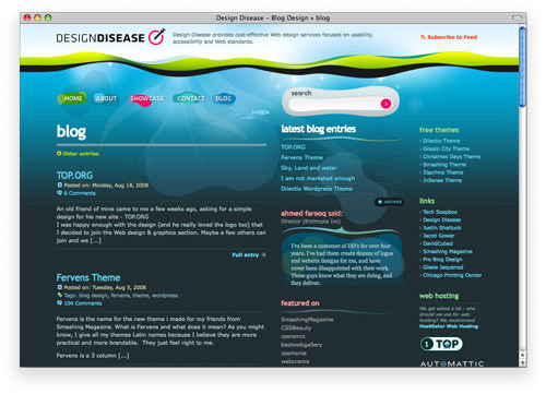 beautiful blog design