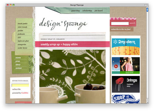 beautiful blog design