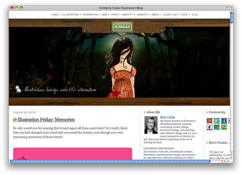 beautiful blog design