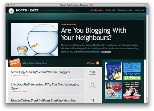 beautiful blog design