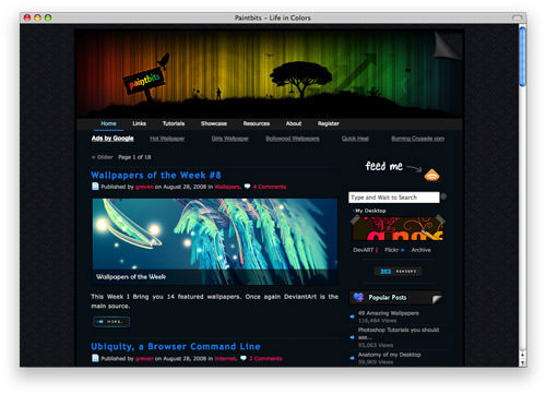 beautiful blog design