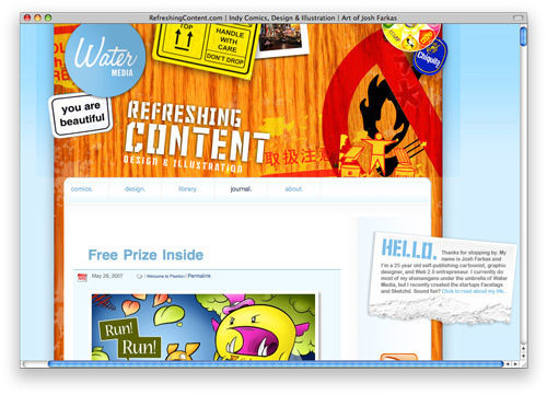 beautiful blog design