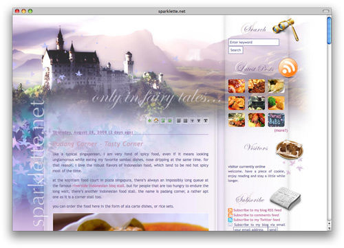 beautiful blog design