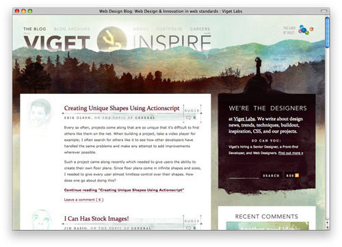 beautiful blog design