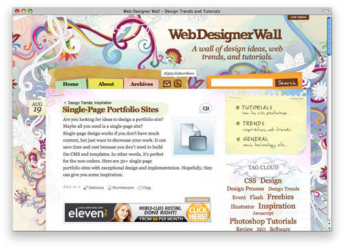 beautiful blog design