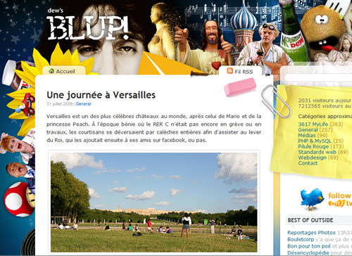 beautiful blog design