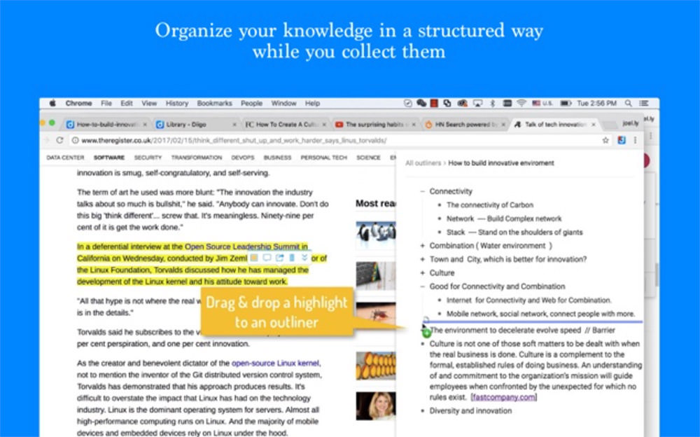 full text annotations onenote diigo