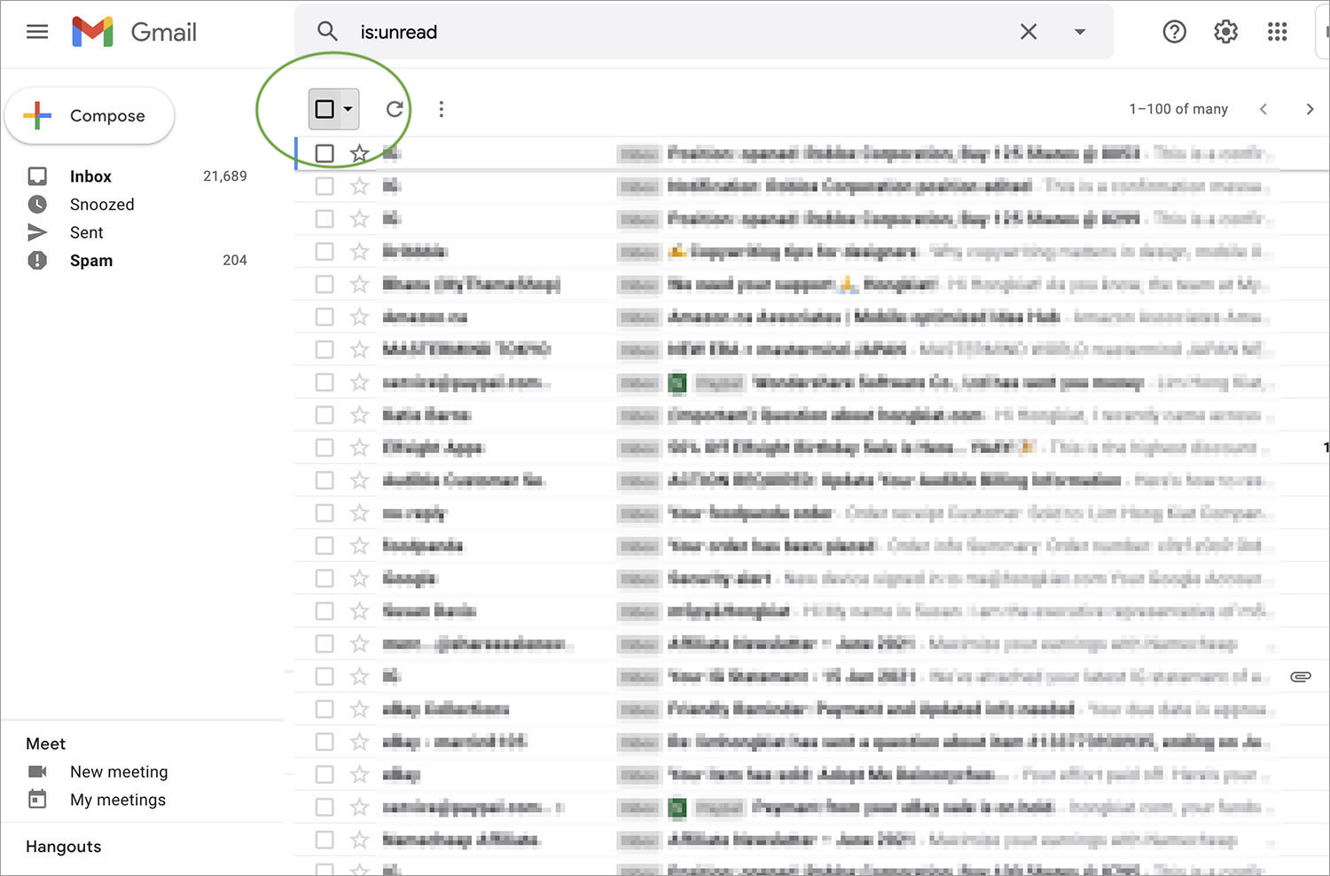 How To Bulk Select And Delete 100 Gmail Conversationsw3b Design W3b