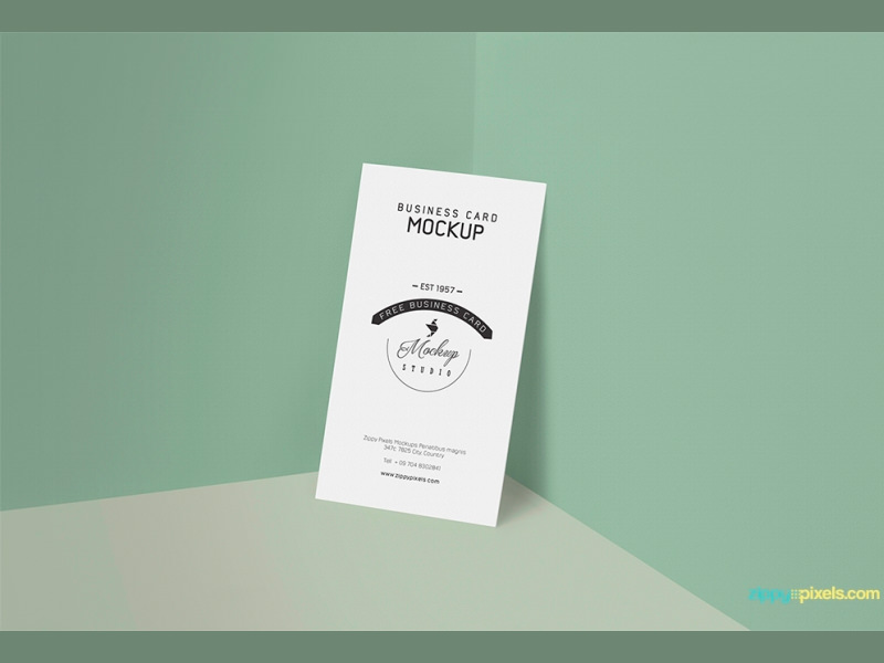 Dark Business Card Mockup