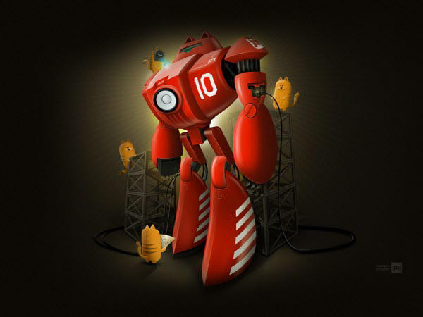 assembling mobile suit