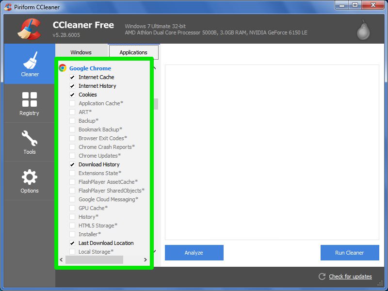 ccenhancer chrome options