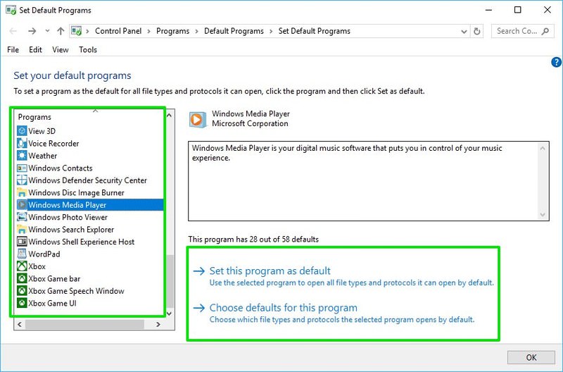 set default programs windows 10 jpg windows photo viewer