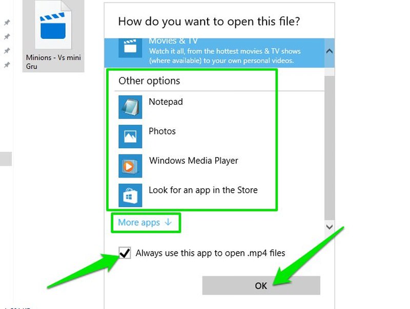 assign app to open jpg files on windows 10