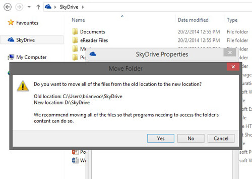 SkyDrive Move