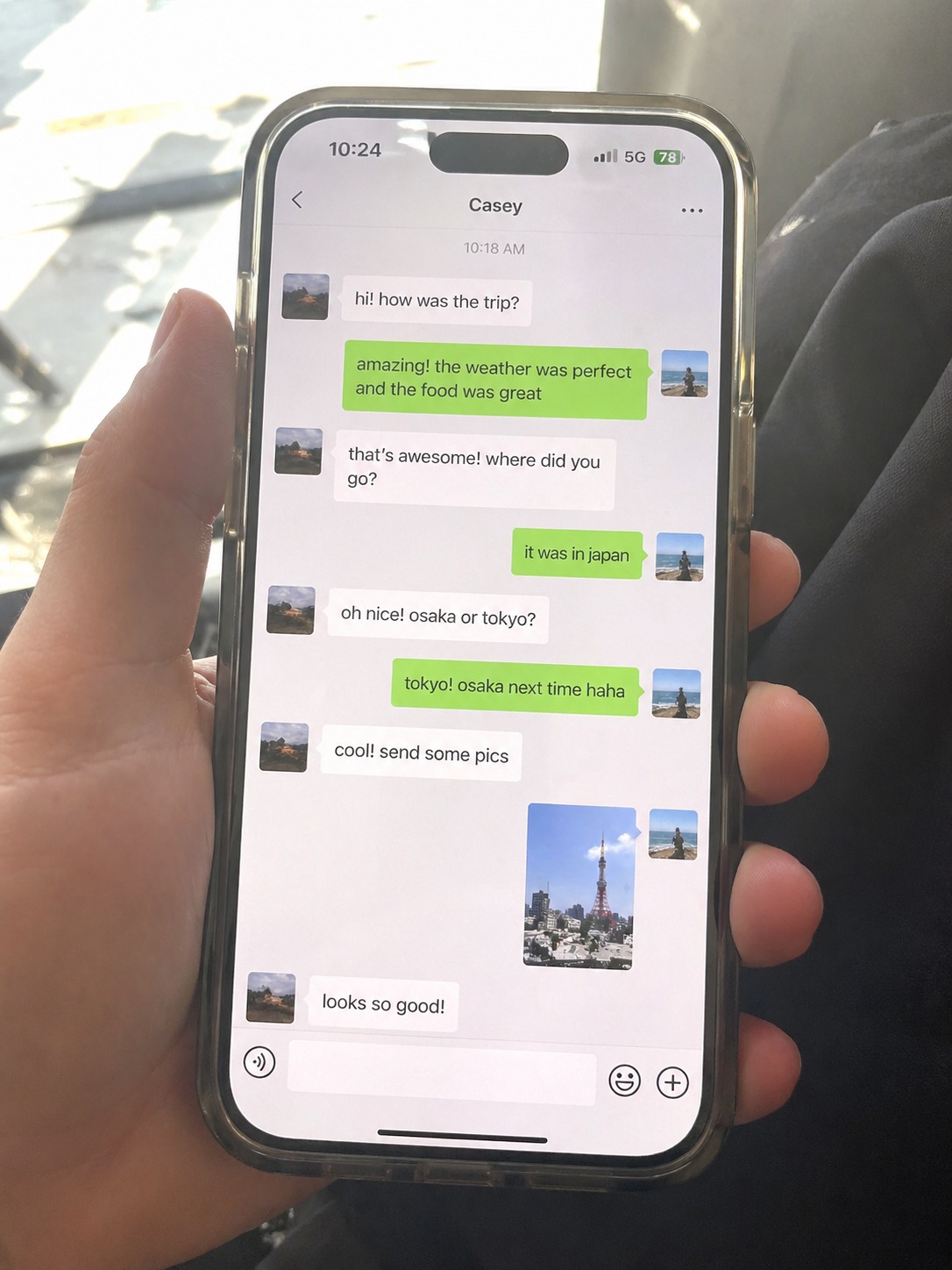 AI WeChat phone photo