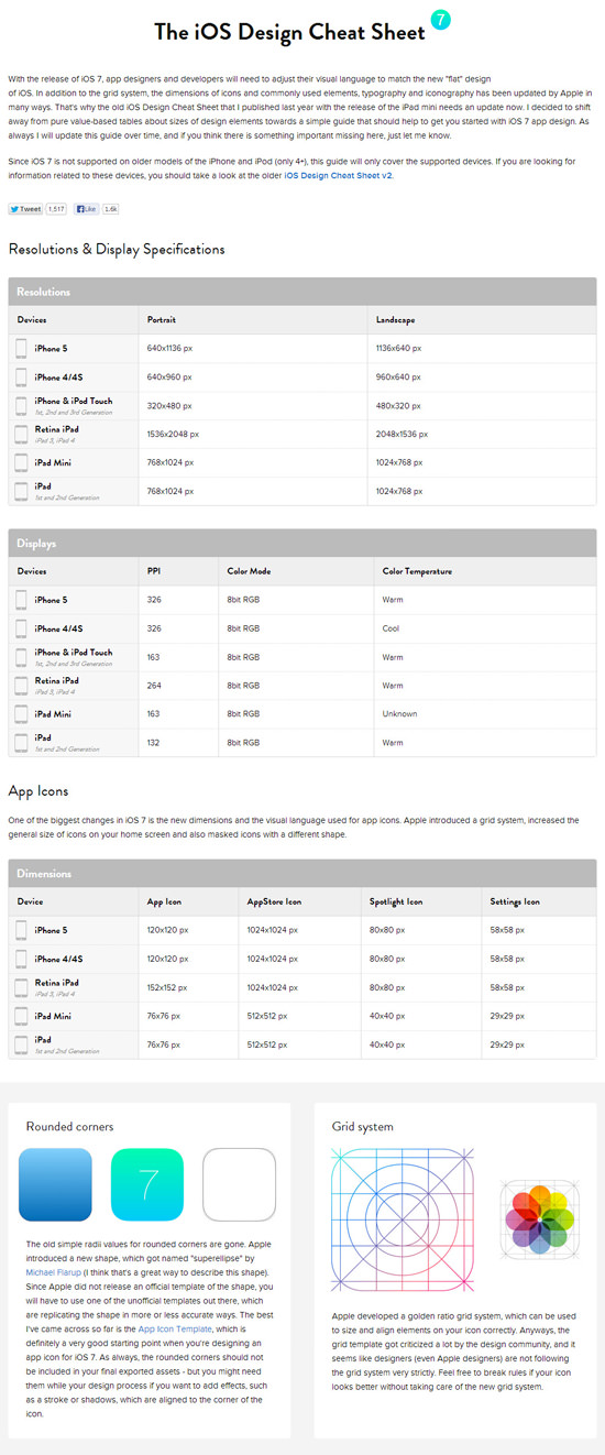 30 Cheatsheets and Infographics for Mobile App Developers