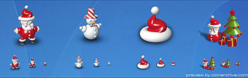 Xmas dock icons