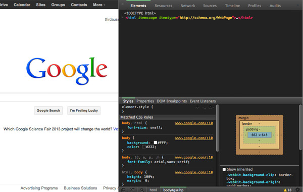 Preview of newly installed Chrome DevTools theme