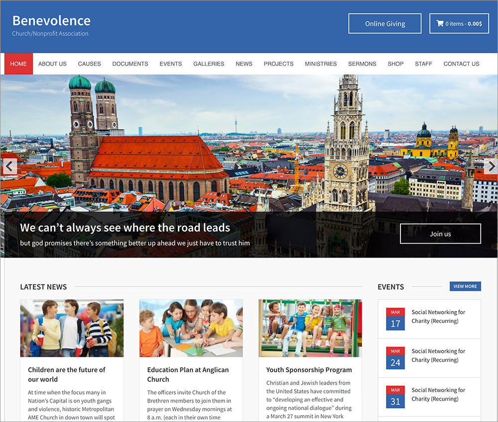 Benevolence WordPress Theme