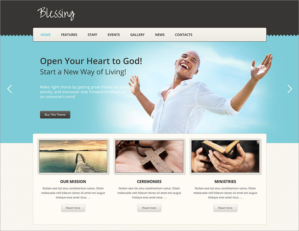 Blessing WordPress Theme