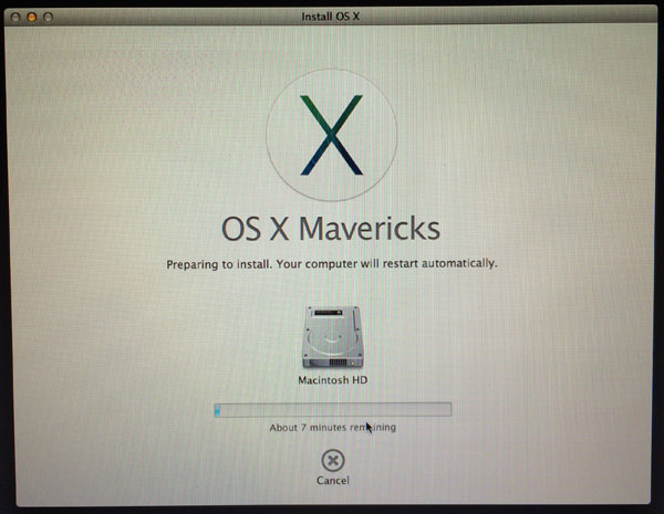 mac os x mavericks download clean install