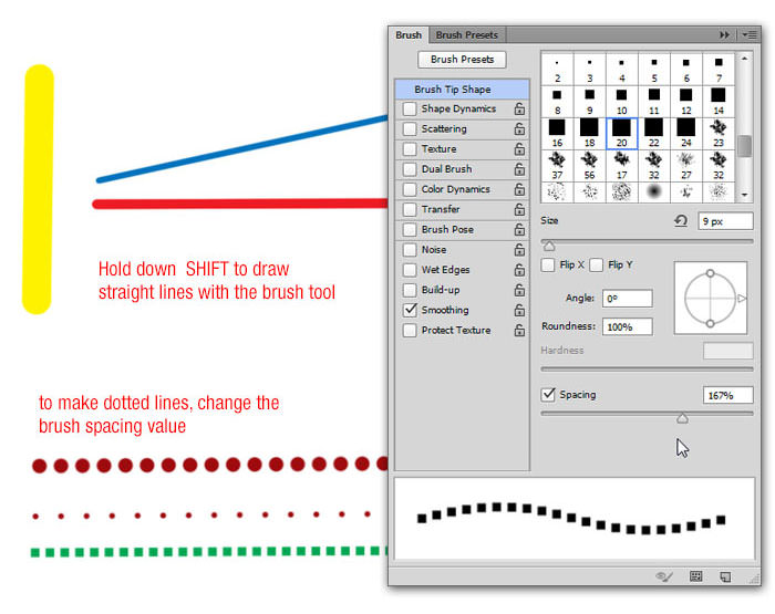 Как нарисовать пунктир в фотошопе cs3. Выполните следующие действия draw a straight line. Brush Tip Shape – spacing в фотошопе перевод. Which Tool is used to draw straight lines?.