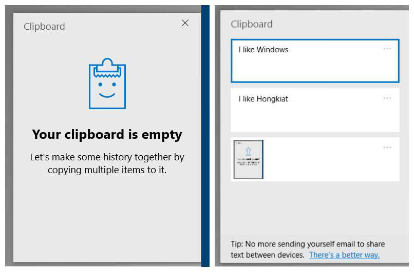 recover clipboard history windows 10