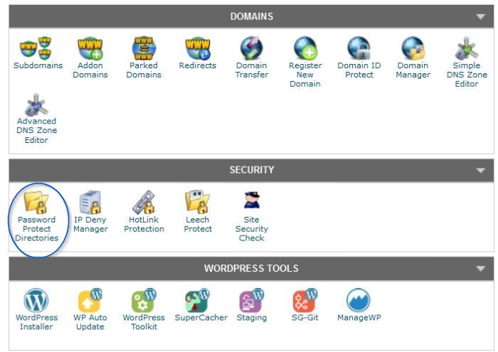 Password Protection in cPanel