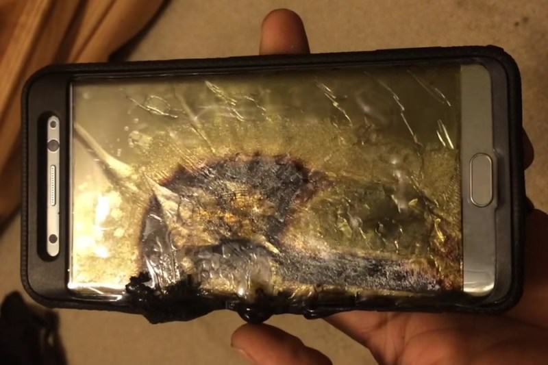 Exploding phone