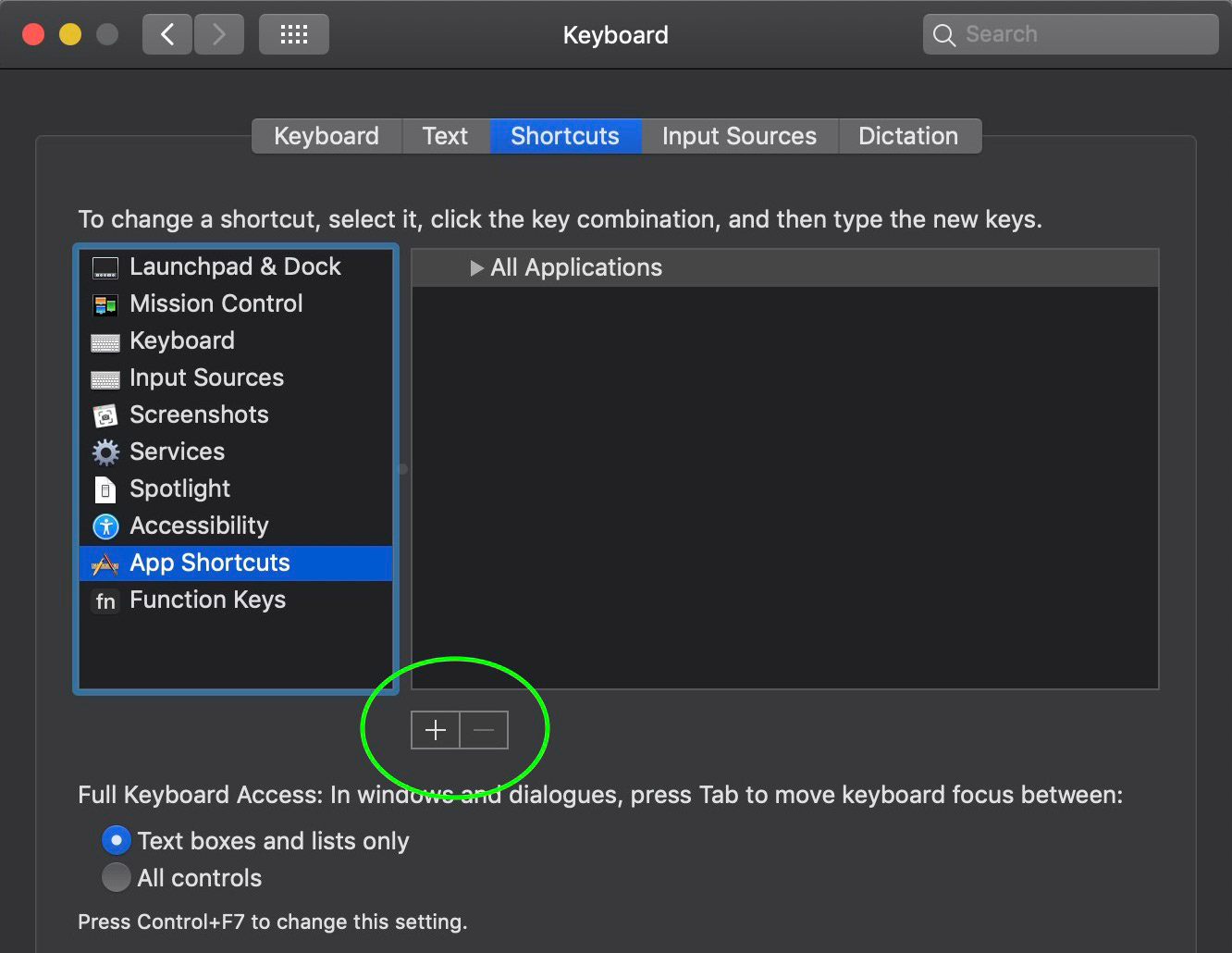 shortcut for dictation on mac