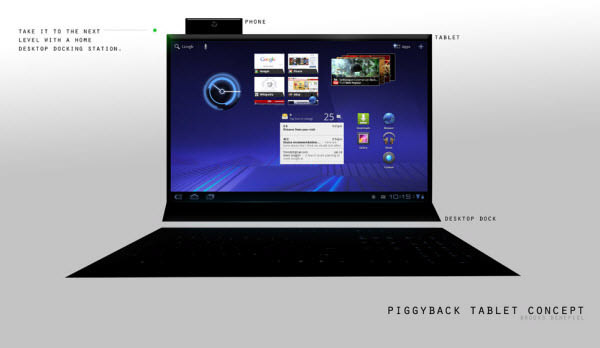 piggyback: desktop dock