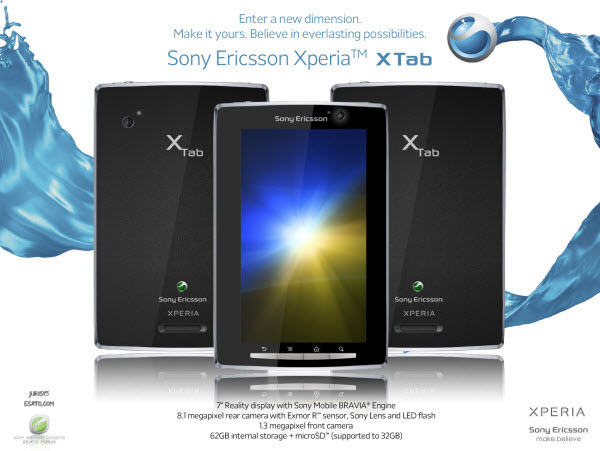 sony ericsson xperia xtab