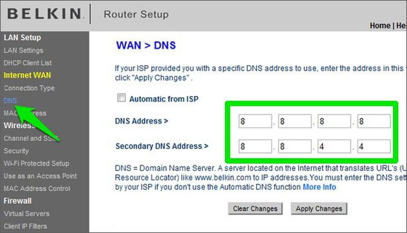 更改路由器的dns