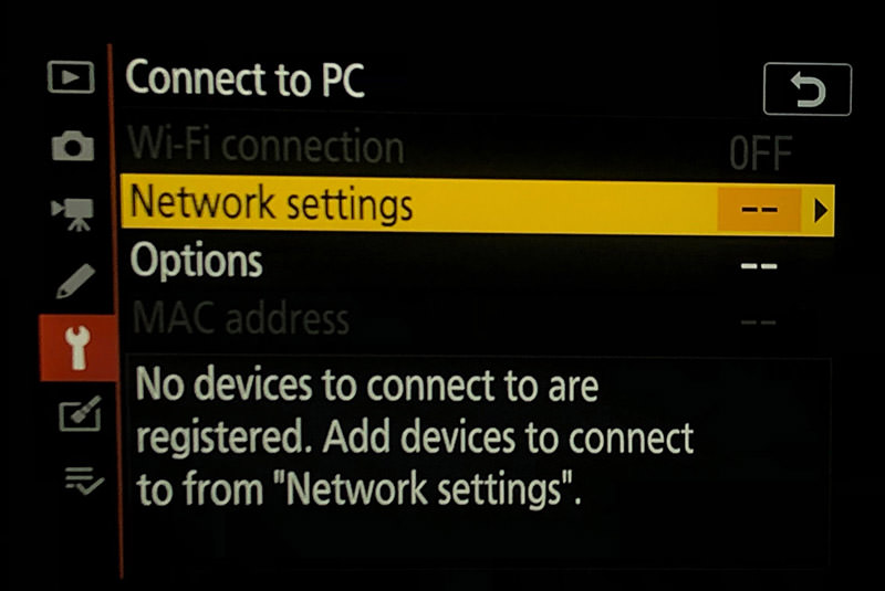 network settings