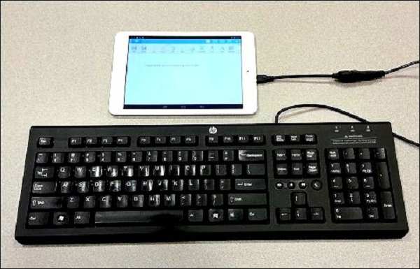 computer keyboard in mobile