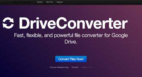 add driveconverter on chrome