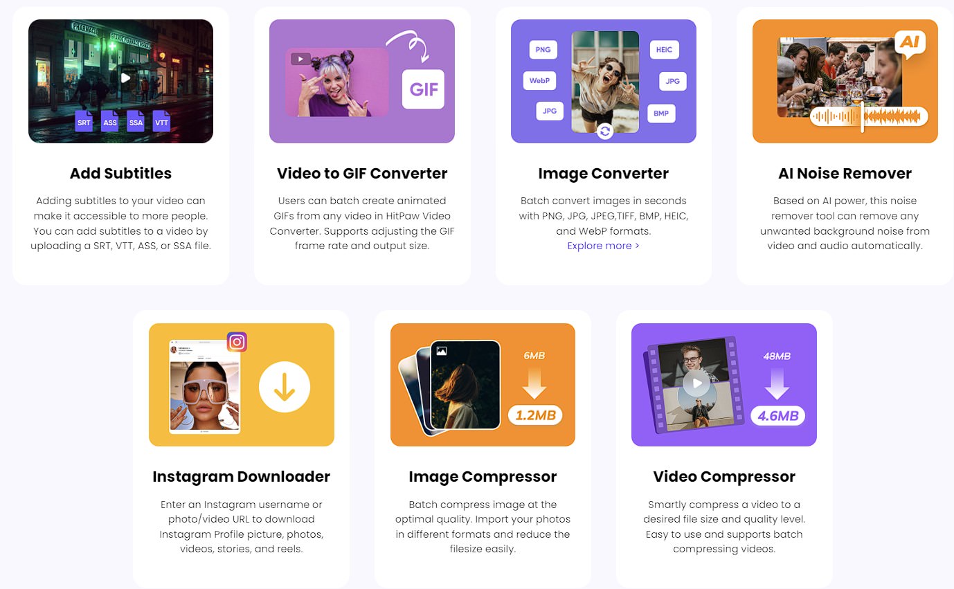 HitPaw Video Converter Features