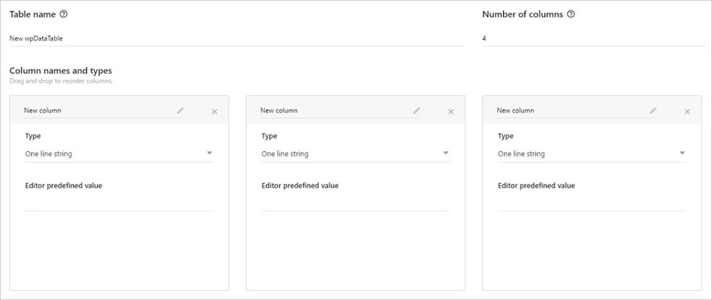 build table manually