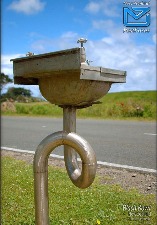 Wash Bowl Mailbox