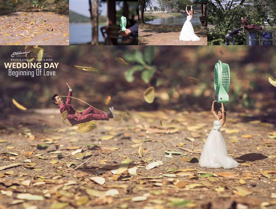 miniature wedding photography