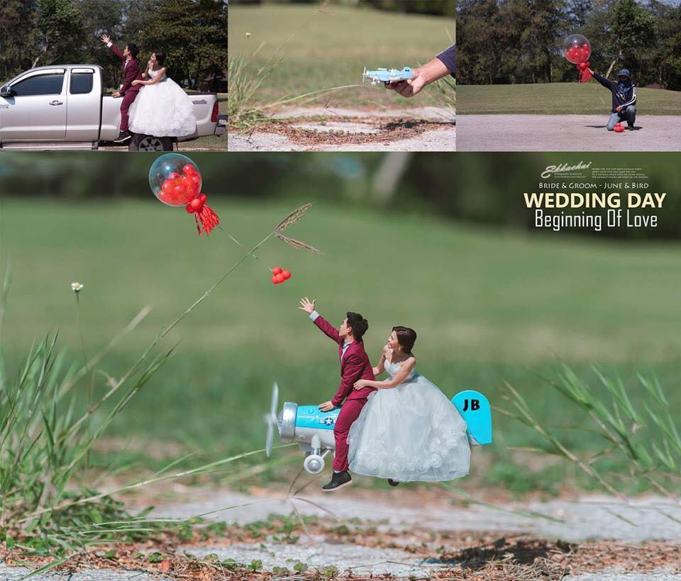 miniature wedding photography