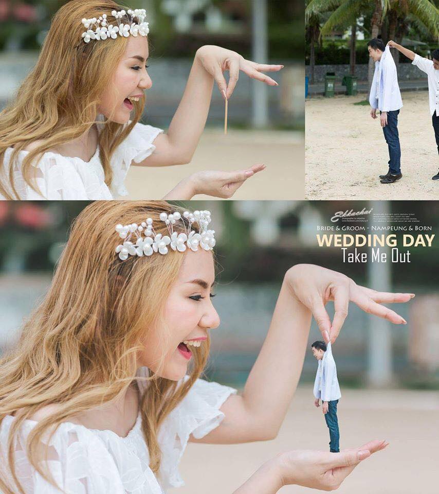 miniature wedding photography