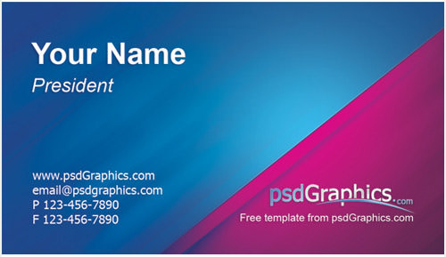 personal business card template