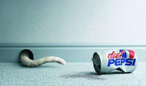 Diet Pepsi - Cat ad