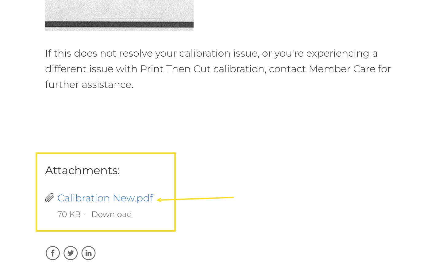 Download Calibration Sheet