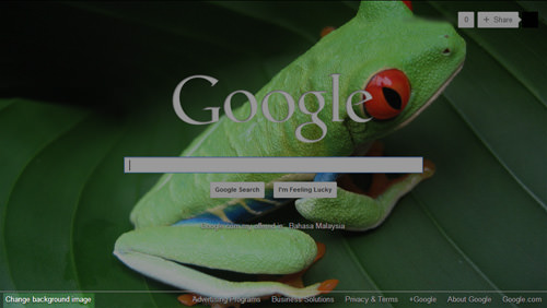 Customize Your Google Search Background