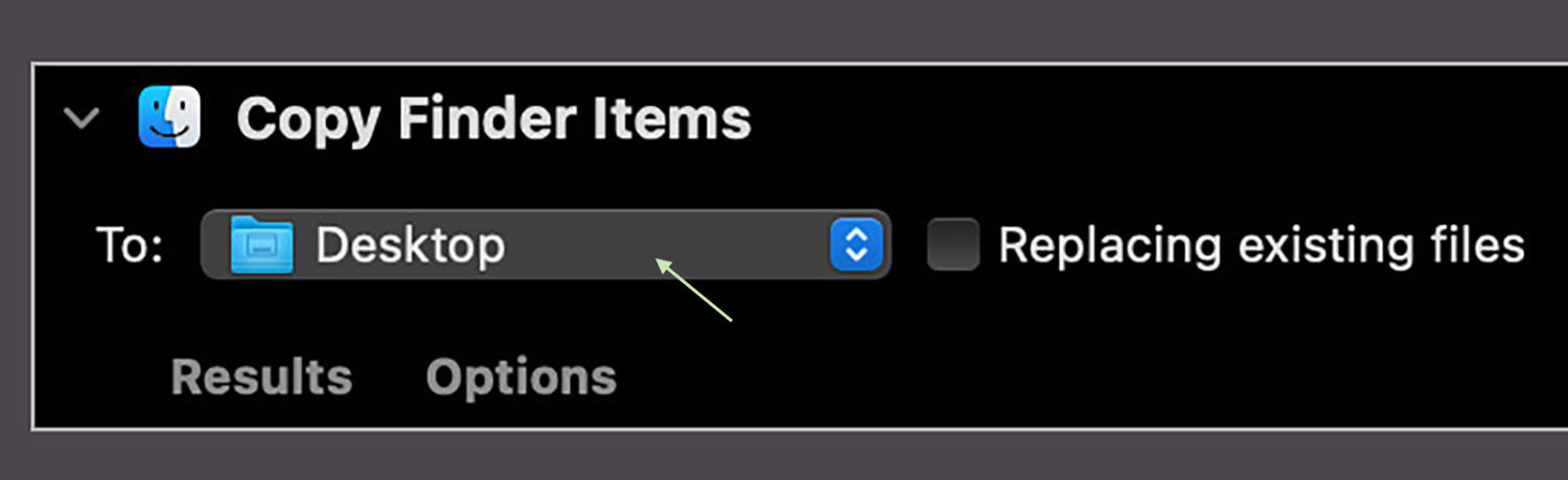 Copy Finder Items