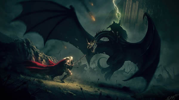 Eowyn And Nazgul Artwork