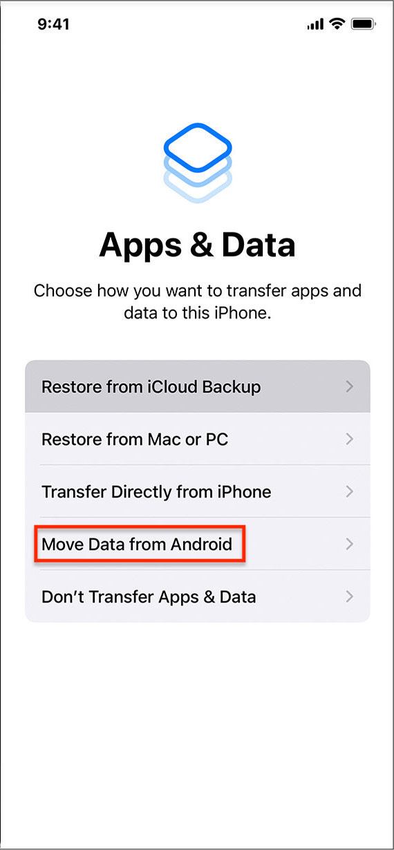 move data from android