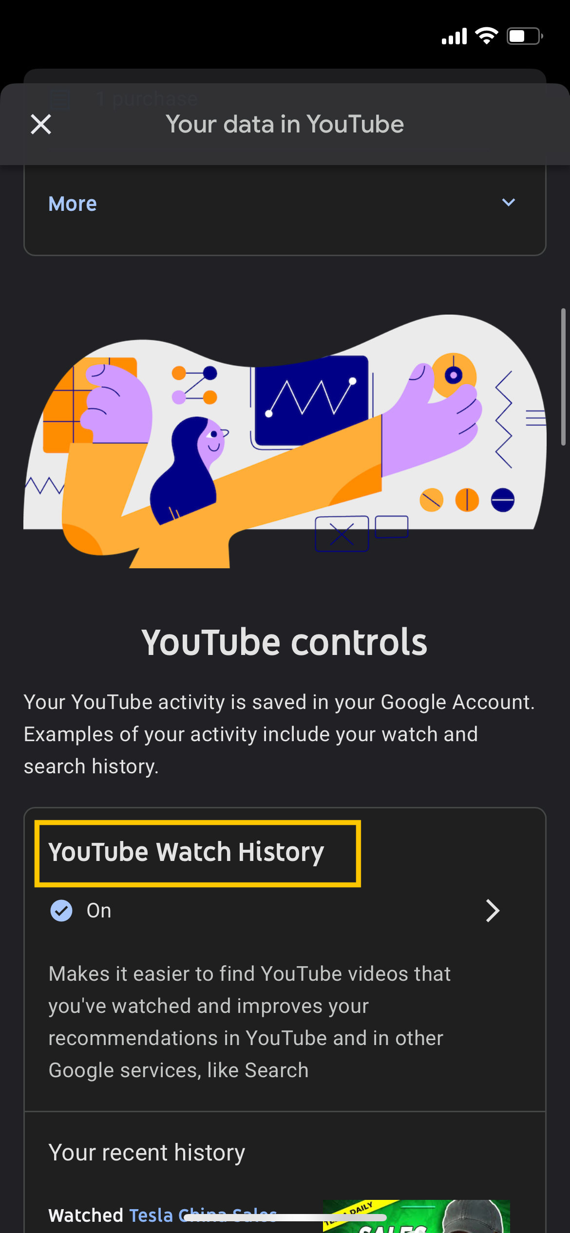 Google watch history online delete